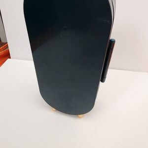 Sleek Black Mini Jewelry Rack